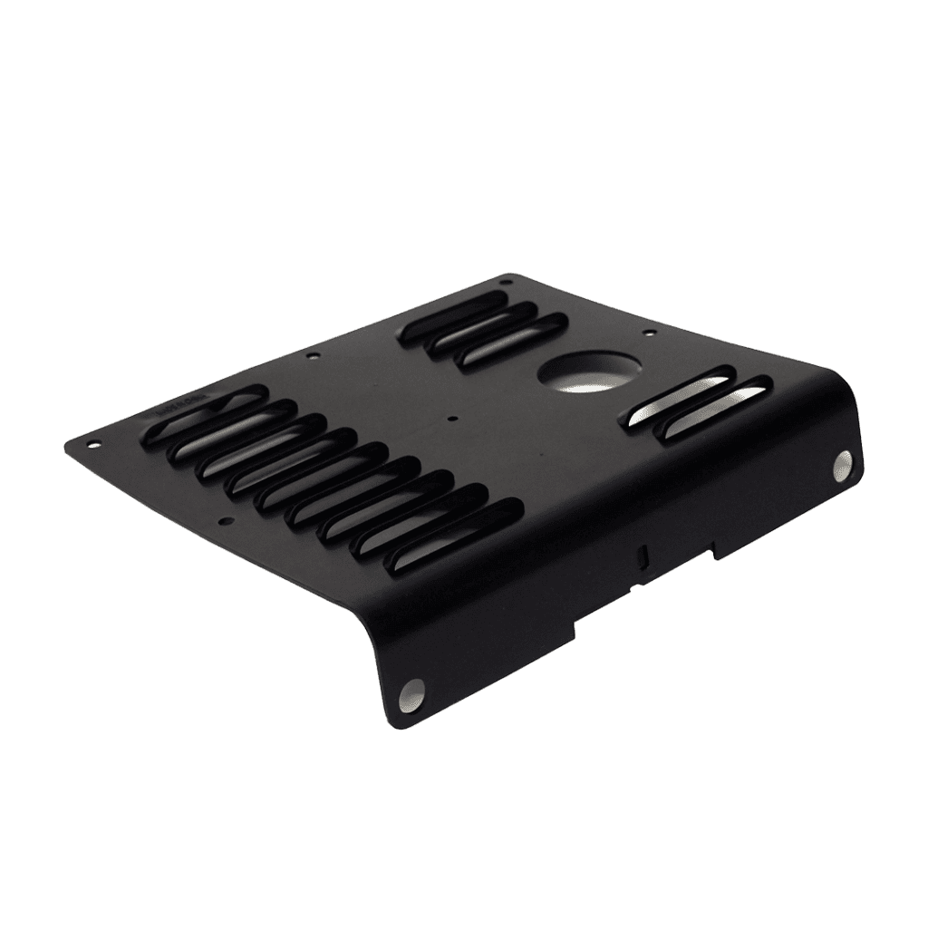 Wide Track Black Panel Vent Injection Mold